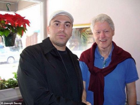 Giovanni Gambino with Bill Clinton